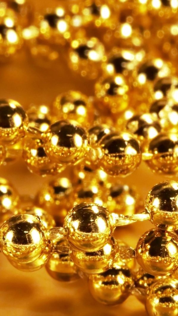золотые бусы