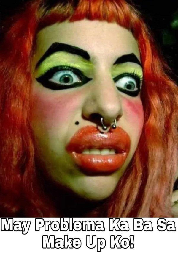 макияж прикольный