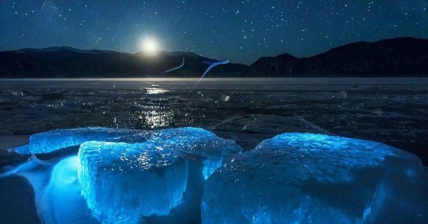 байкал ночью