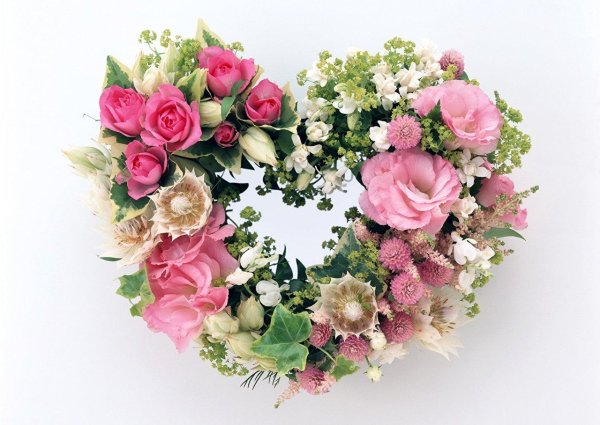 венок цветочный