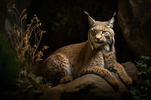 рысь портрет