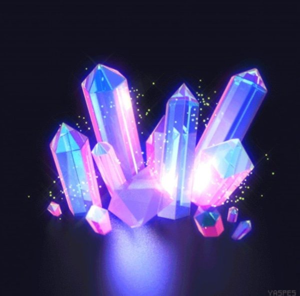 неоновый кристалл