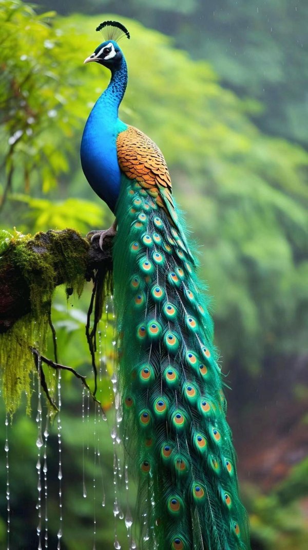 павлин красивый