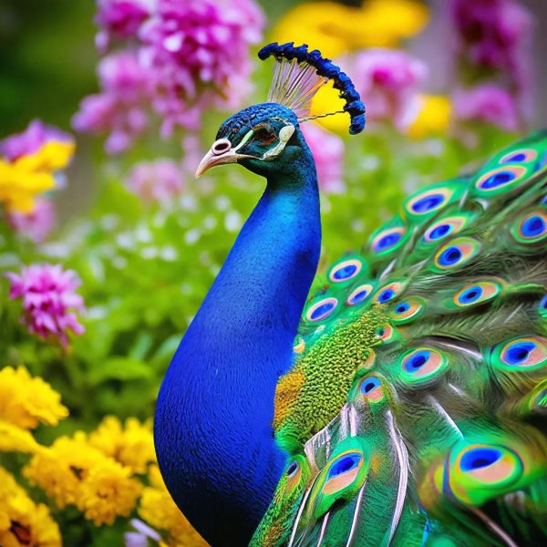 красивые павлины