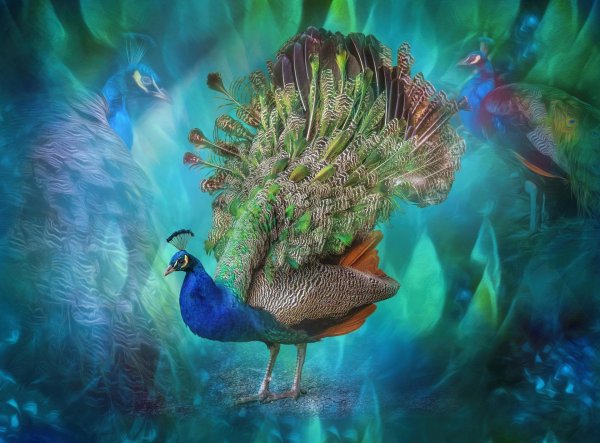 павлин камео