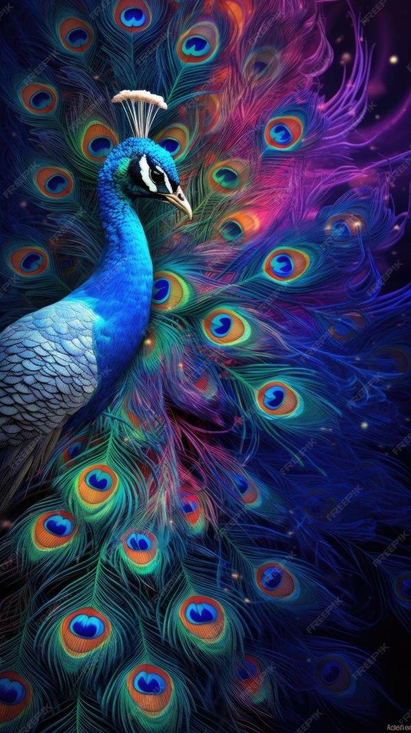 красивые павлины