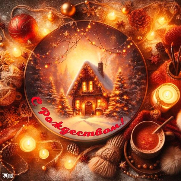 рождественские открытки красивые