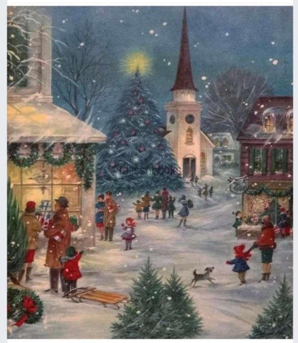 рождественские иллюстрации