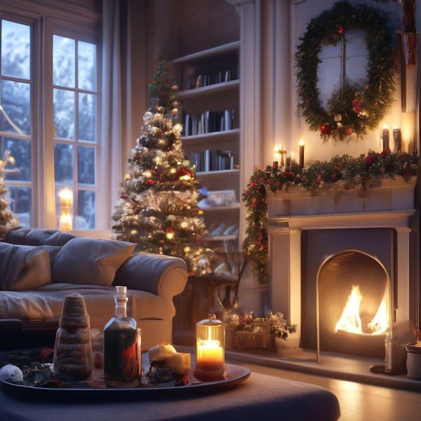 новогодняя гостиная