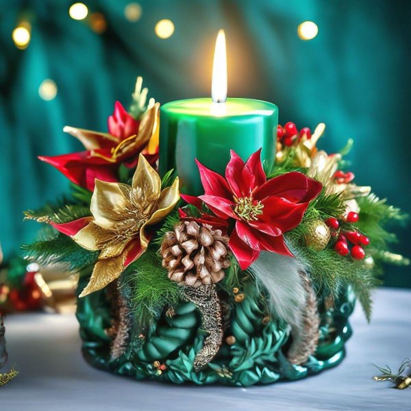 новогодние композиции