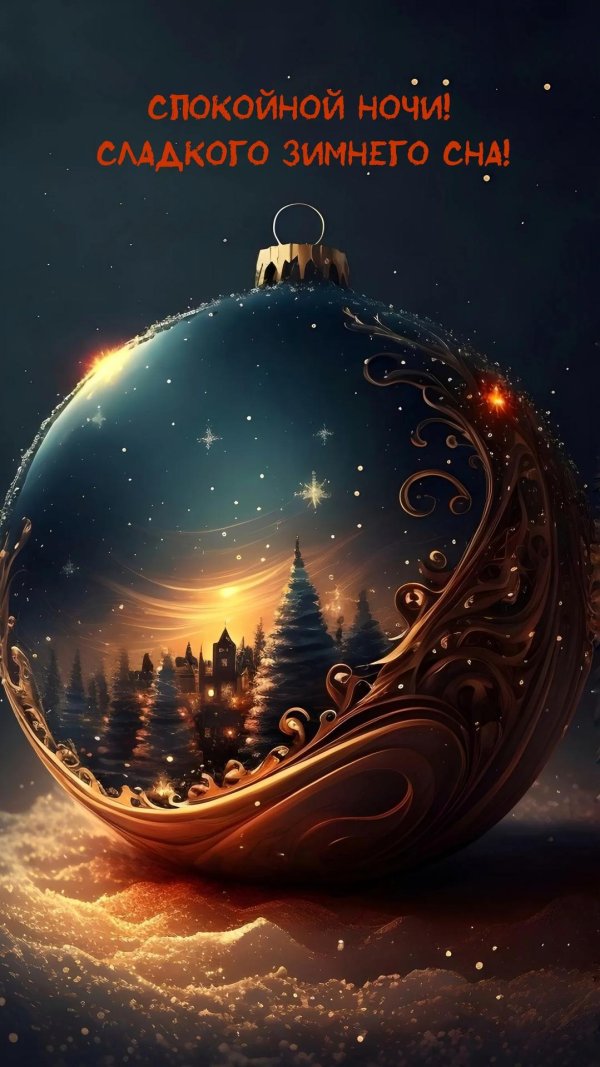 спокойной зимней ночи