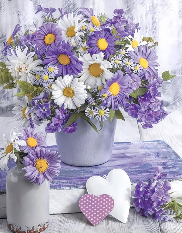 букет полевых цветов