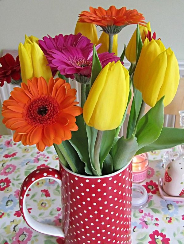 тюльпаны открытка