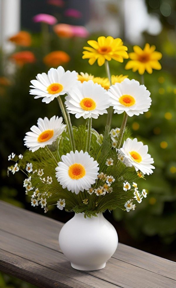 букет ромашек