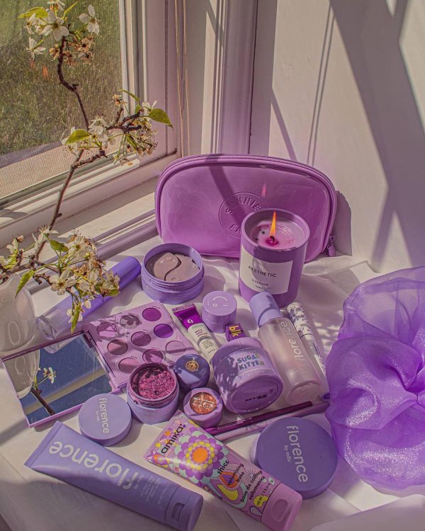 эстетика фиолетовая