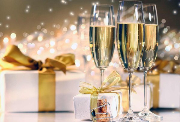шампанское на новый год