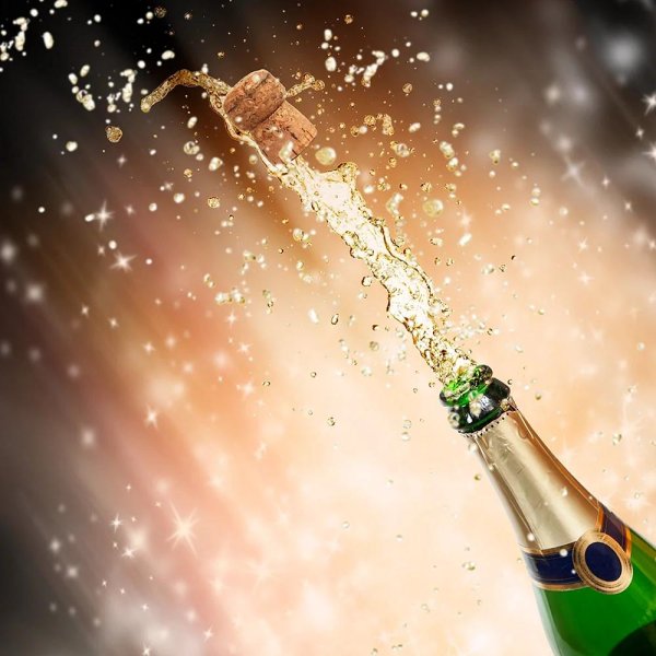 бутылка шампанского