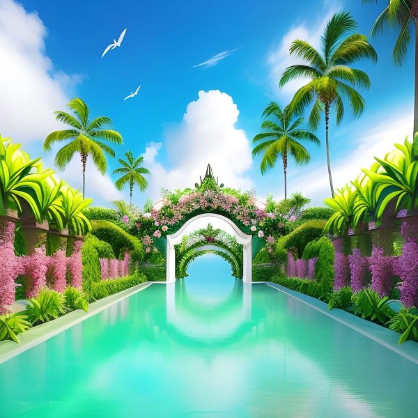 море пальма