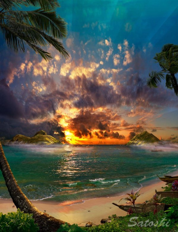 парадиз остров карибского моря