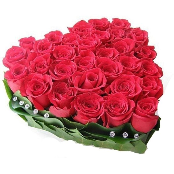 сердце розы