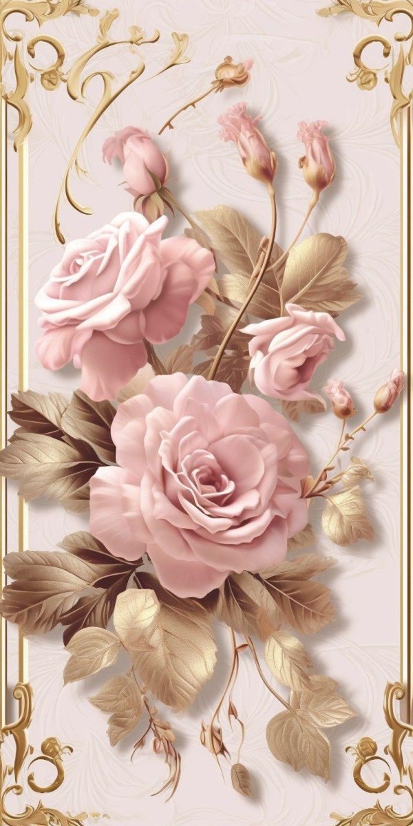 барельеф цветок