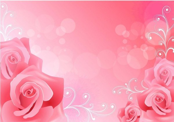 фон с розами