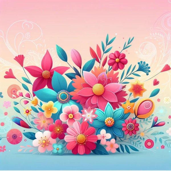 цветочные узоры