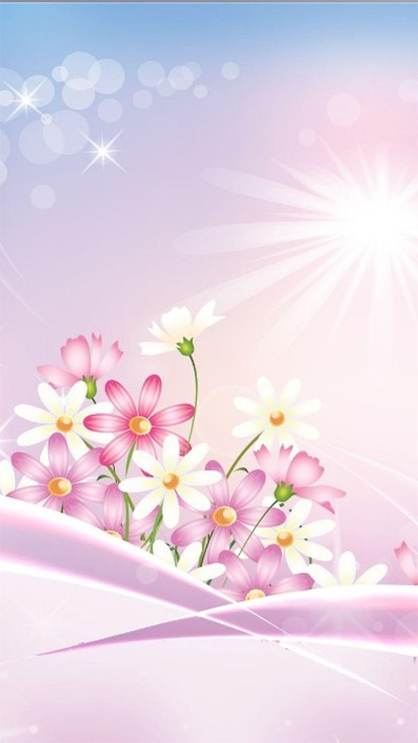 цветочные фоны