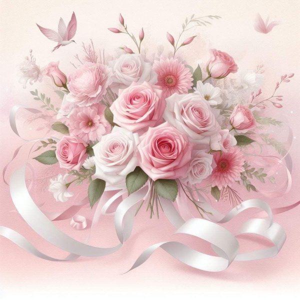 поздравление букет