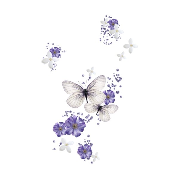 сиреневая бабочка