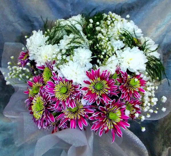 букет хризантем