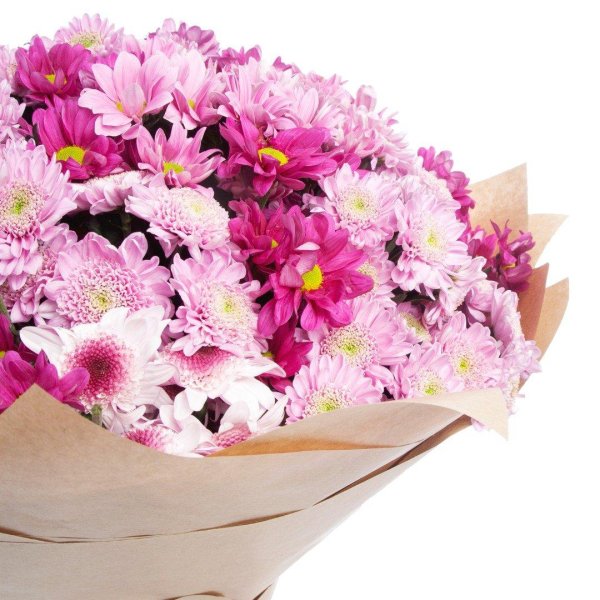 букетище хризантем
