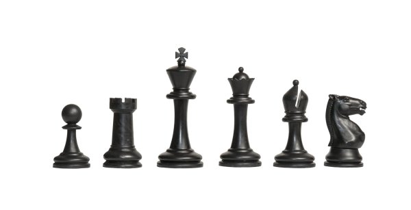 black chess piece