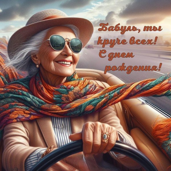 стильная бабушка