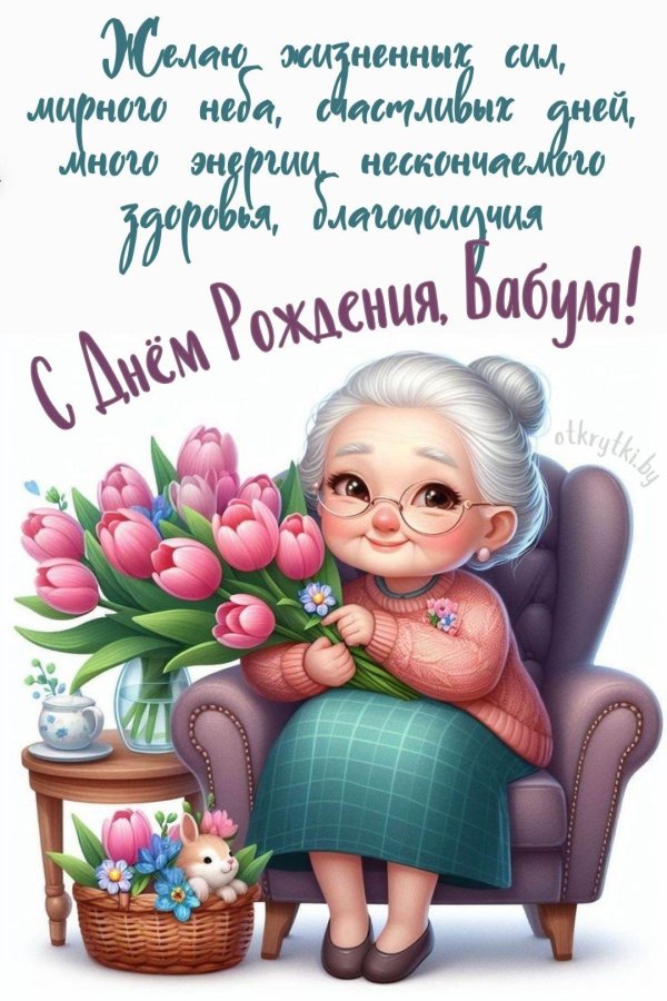 открытка для бабули