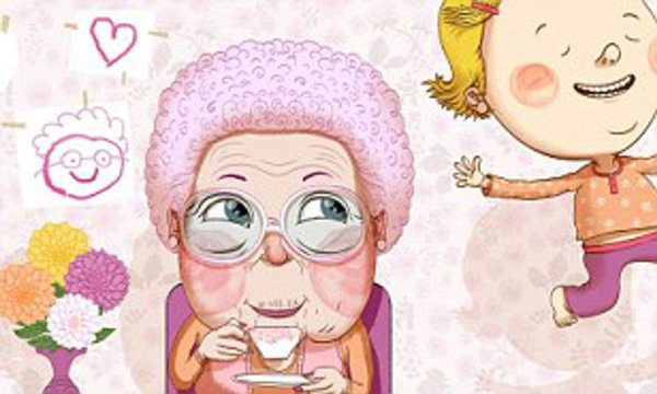 рисунок старушки