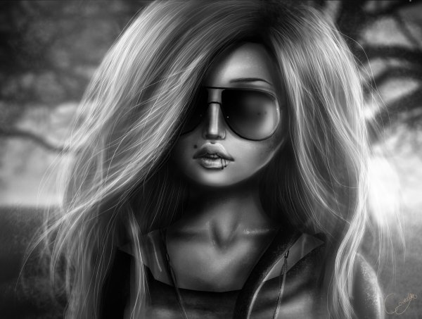 иллюстрации девушек