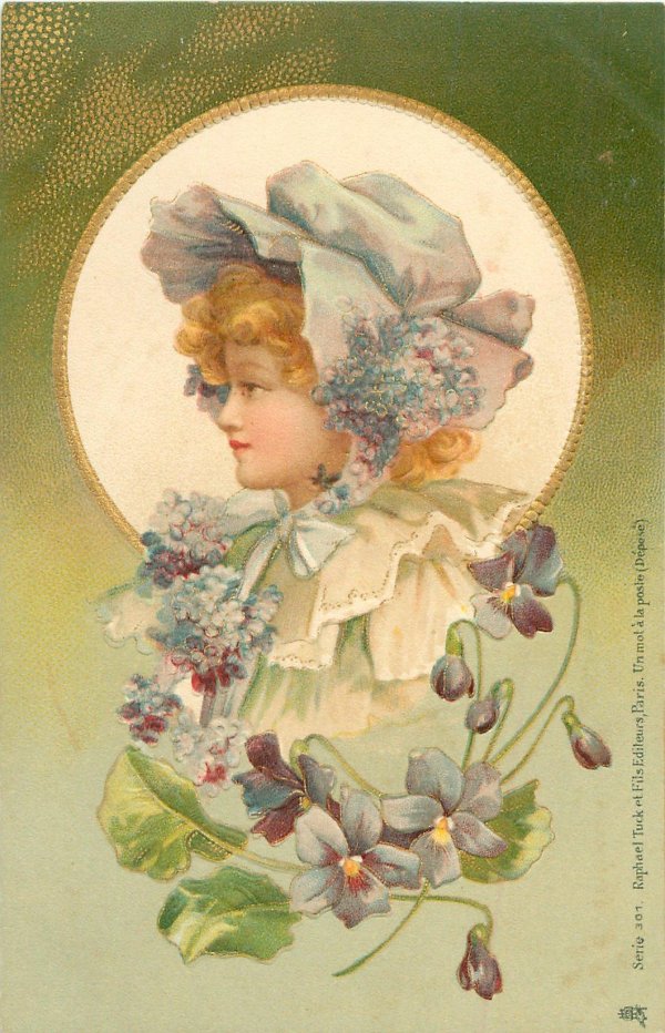 винтажная открытка