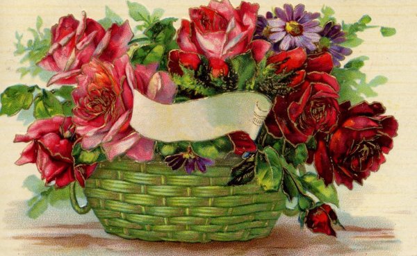 винтажные цветы