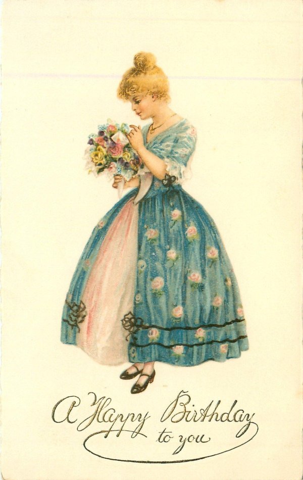 открытка винтажная