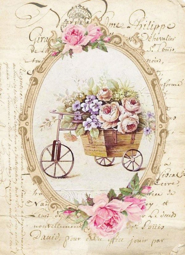 рисунки для декупажа