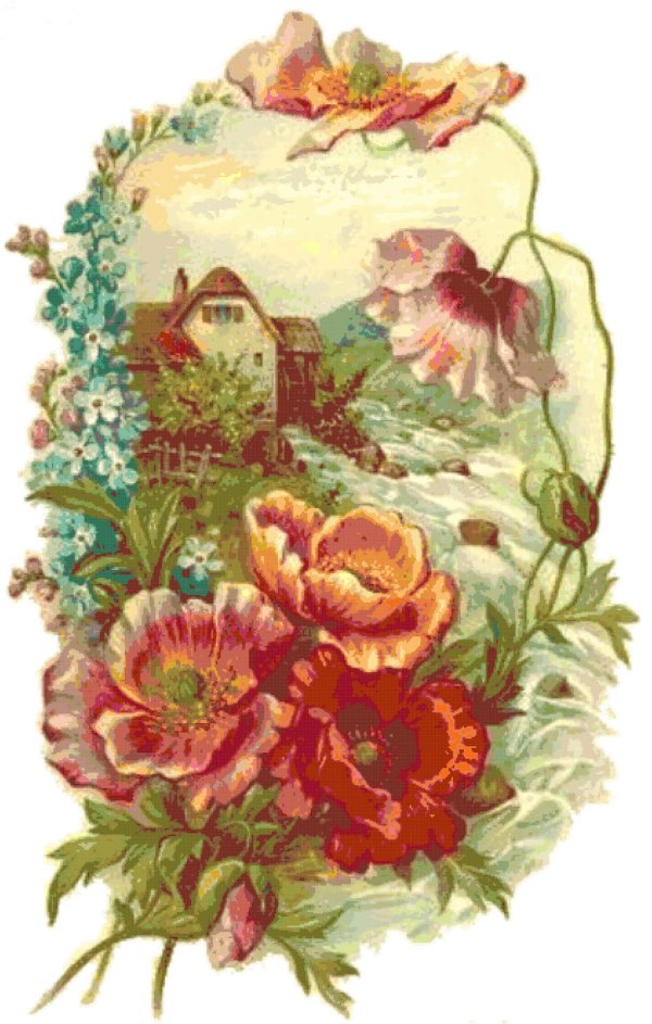 винтажная картина