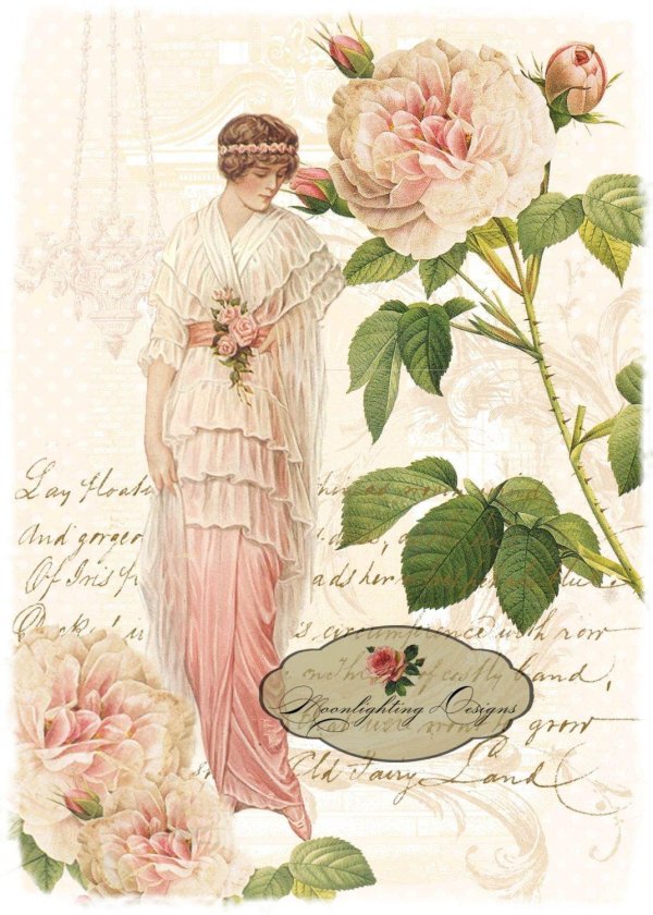 открытка в стиле винтаж