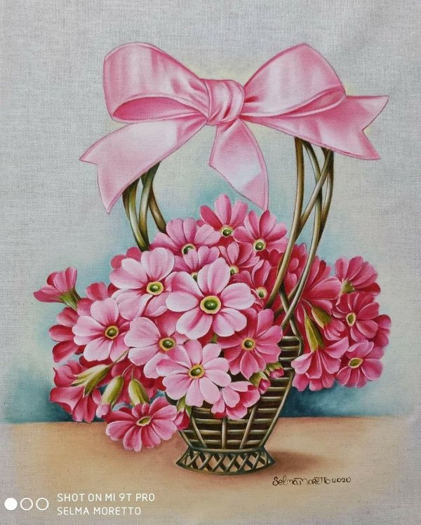 цветок на открытку