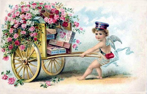 открытка винтажная