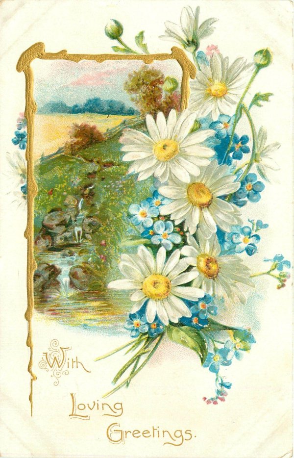 открытка винтажная