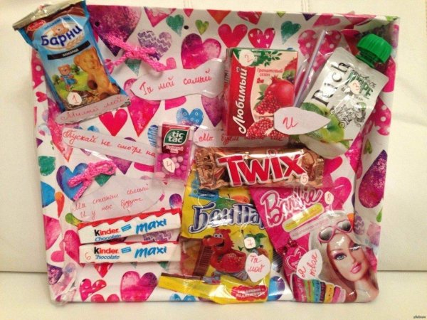 сладкий подарок маме