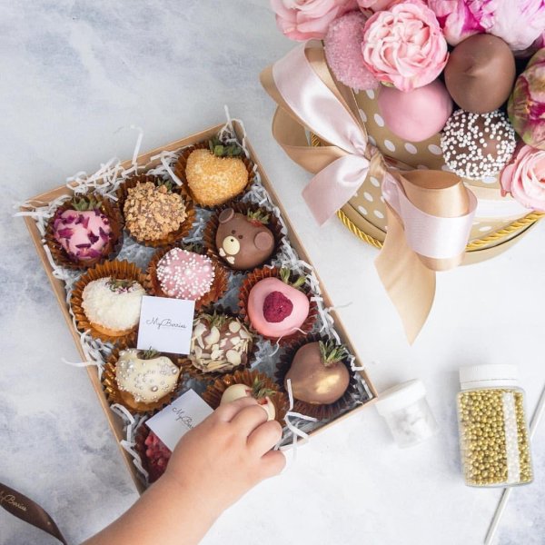 клубника в шоколаде набор