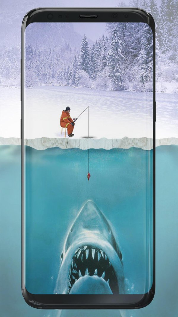 челюсти постер