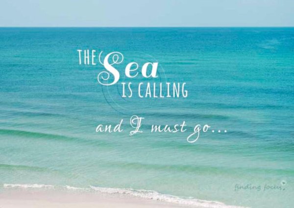 the sea is calling